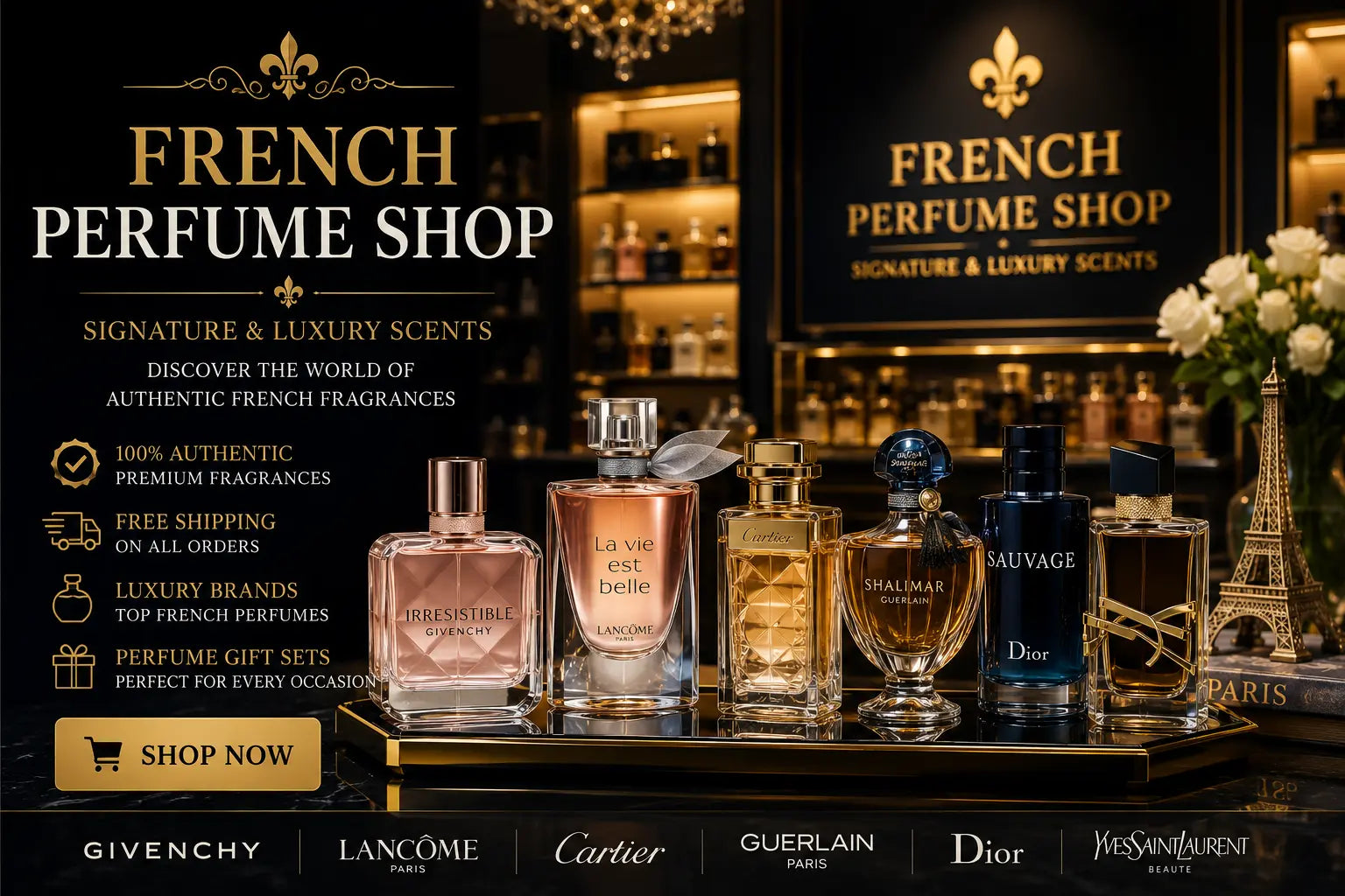 French Perfume Shop for Signature and Luxury Scents