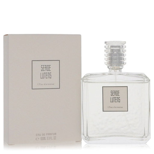 Serge Lutens L'eau D'armoise Eau De Parfum Spray 3.3 oz bottle with elegant design, showcasing its rich fragrance.