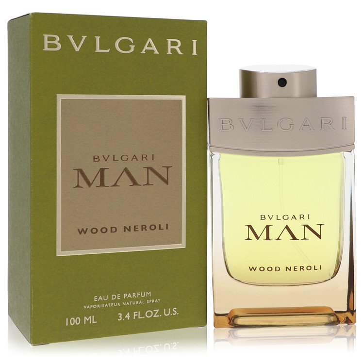 Man Wood Neroli by Bvlgari Eau De Parfum Spray 3.4 oz (Men)
