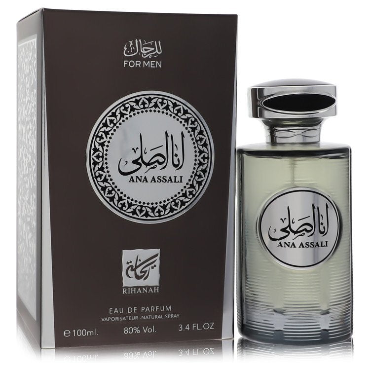 Rihanah Ana Assali Eau De Parfum Spray 3.4 oz bottle with elegant design for men and women.