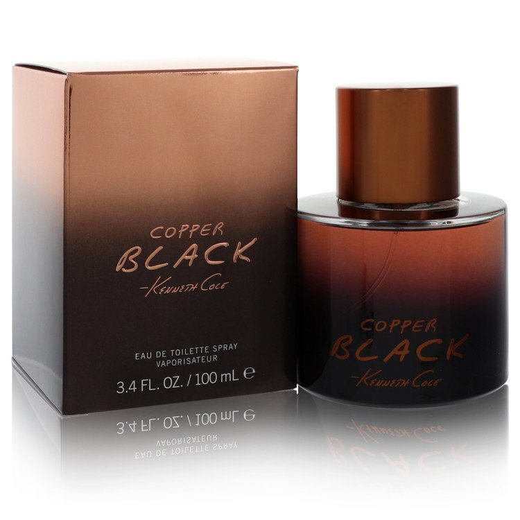 Copper Black by Kenneth Cole Eau De Toilette Spray 3.4 oz (Men)