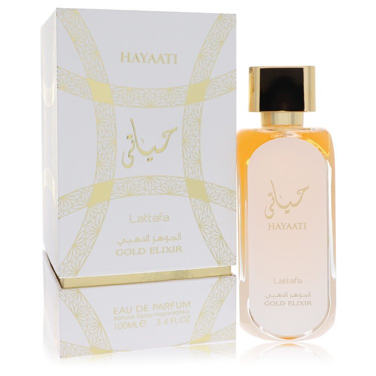 Hayaati Gold Elixir by Lattafa Eau De Parfum Spray 3.4 oz (Women)(Unisex)