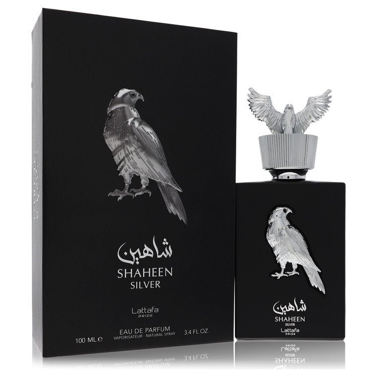 Pride Shaheen Silver by Lattafa Eau De Parfum Spray 3.4 oz (Men)(Unisex)
