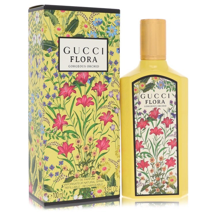 Flora Gorgeous Orchid by Gucci Eau De Parfum Spray 3.3 oz (Women)(Refillable)