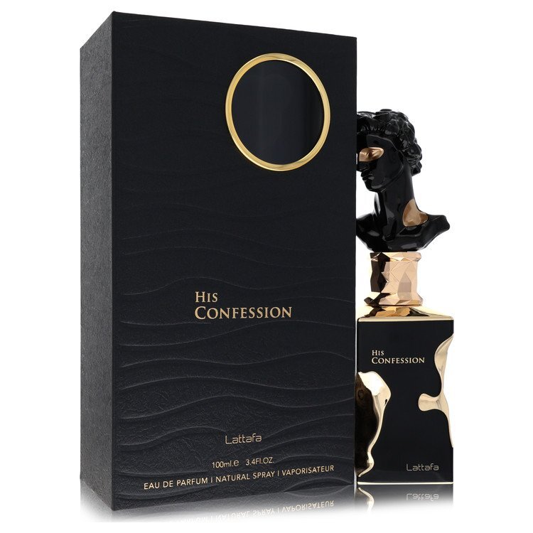 His Confession by Lattafa Eau De Parfum Spray 3.4 oz (Men)