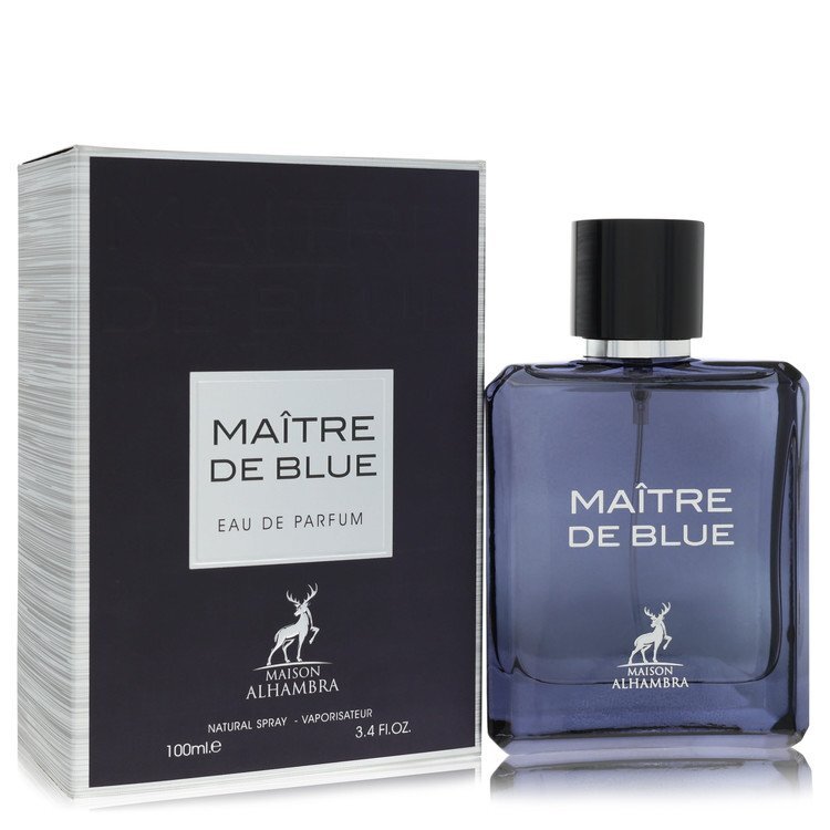 Maitre De Blue by Maison Alhambra Eau De Parfum Spray 3.4 oz (Men)