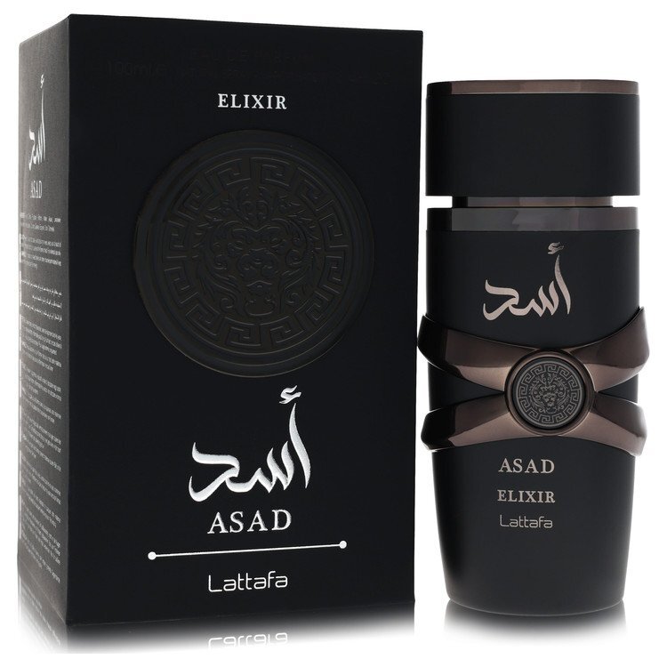 Asad Elixir by Lattafa Eau De Parfum Spray 3.4 oz (Men)