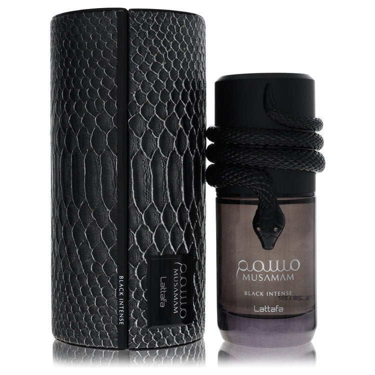 Musamam Black Intense by Lattafa Eau De Parfum Spray 3.4 oz (Men)
