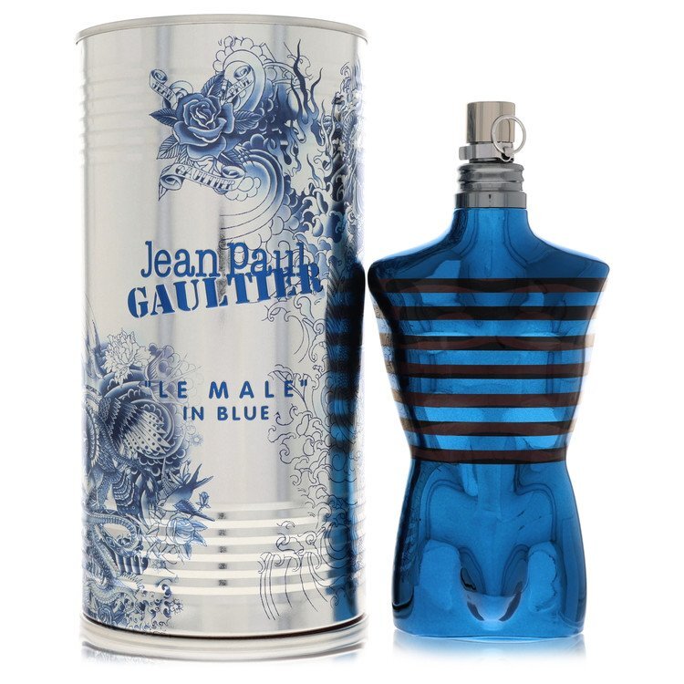 Le Male in Blue by Jean Paul Gaultier Eau De Parfum Spray 4.2 oz (Men)