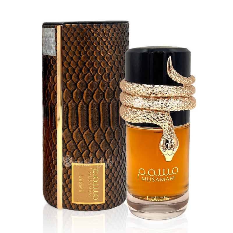 Unisex Musamam by Lattafa Eau de Parfum spray 3.4 oz with elegant bottle, suitable for women and men, by AppleMango Trading Co.
