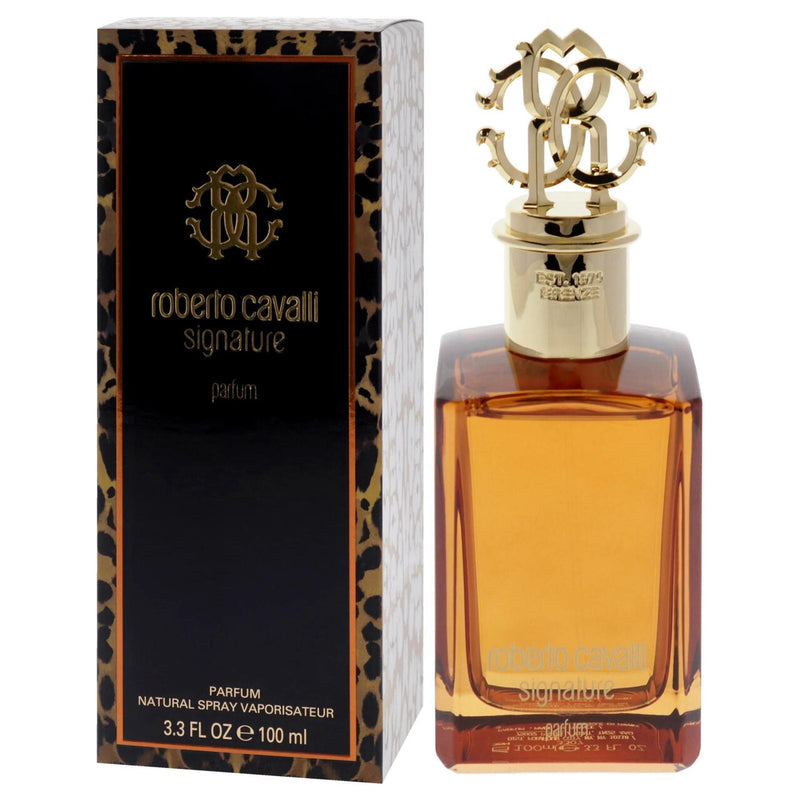 Roberto Cavalli Signature Eau De Parfum spray for women, 3.3 oz bottle with elegant floral and fruity fragrance design