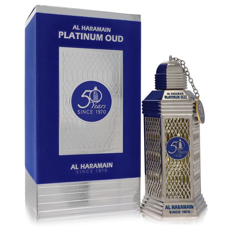 50 Years Platinum Oud by Al Haramain Eau De Parfum Spray 3.3 oz (Women)(Unisex)