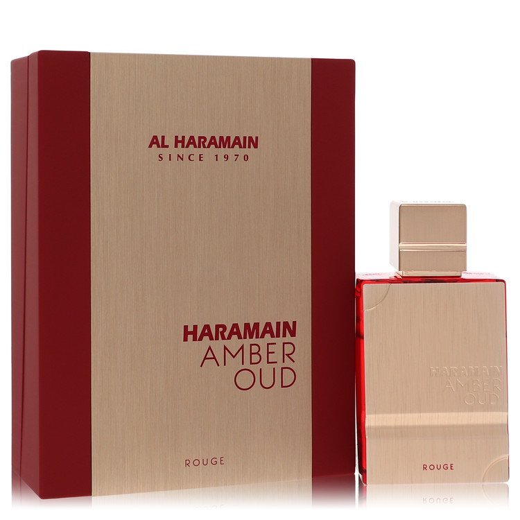 Amber Oud Rouge by Al Haramain Eau De Parfum Spray 2 oz (Men)