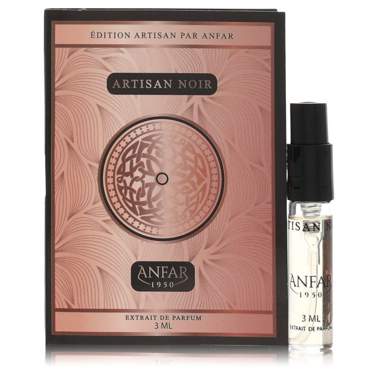 Mini spray of Artisan Noir by Anfar Eau de Parfum for women, showcasing the sleek bottle and elegant fragrance design.