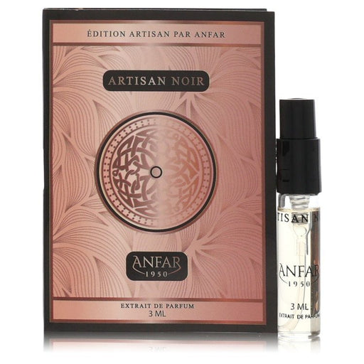 Mini spray of Artisan Noir by Anfar Eau de Parfum for women, showcasing the sleek bottle and elegant fragrance design.