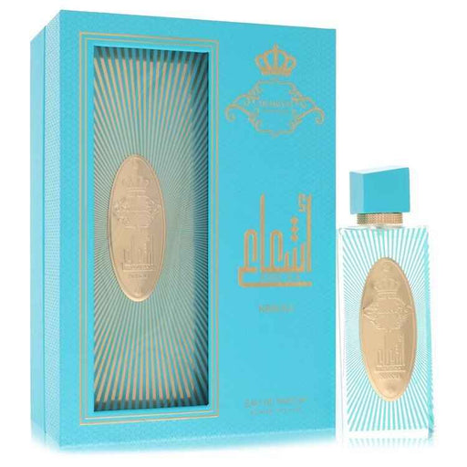 Arabiyat Prestige Ash'aa Neroli Eau De Parfum Spray for men and unisex, 3.7 oz, featuring a sleek bottle with elegant design.