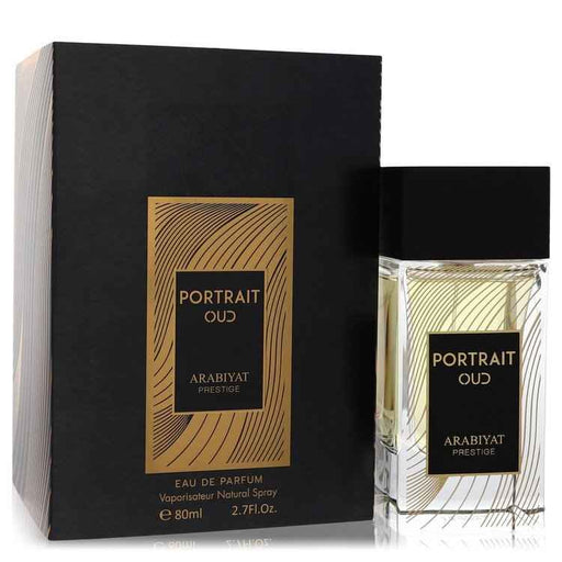 Portrait Oud by Arabiyat Prestige Eau De Parfum spray, 2.7 oz, unisex fragrance with elegant bottle and luxurious scent.
