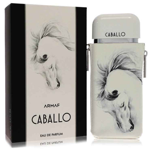 Armaf Caballo Eau De Parfum spray for men, 3.4 oz bottle with sleek design, suitable for everyday wear.