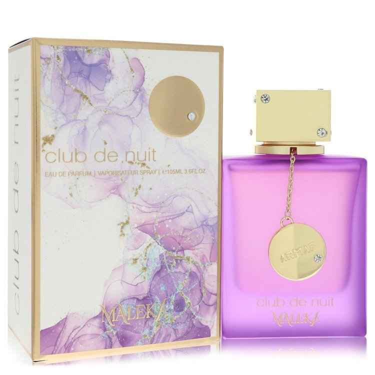 Armaf Club De Nuit Maleka women’s Eau De Parfum spray 3.6 oz, elegant bottle with floral and fruity fragrance notes