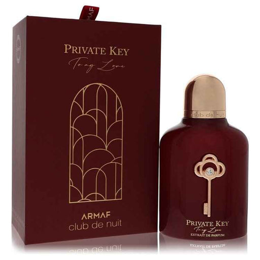 Armaf Club De Nuit Private Key To My Love unisex parfum spray, 3.4 oz bottle with elegant packaging, suitable for women and men
