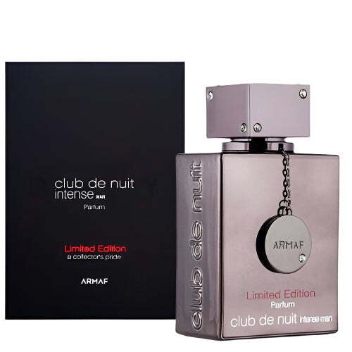 Armaf Club de Nuit Intense 2024 Limited Edition men's cologne in a 3.6 oz bottle, sleek design, suitable for stylish men.
