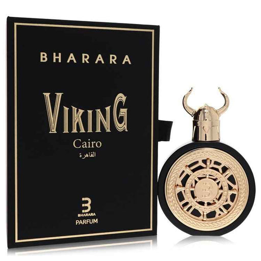 Viking Cairo by Bharara Beauty Eau De Parfum Spray 3.4 oz for men and unisex, featuring a sleek design and elegant fragrance.
