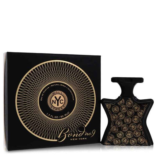 Wall Street by Bond No. 9 Eau de Parfum spray 1.7 oz for women, featuring a sleek bottle with elegant branding.