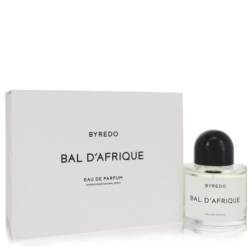 Byredo Bal D'Afrique Eau de Parfum spray 3.4 oz, featuring a sleek bottle suitable for women and unisex use.