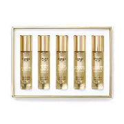 Set of 5 Creed Eau de Parfum spray bottles for women, 0.33 oz each, featuring elegant packaging and signature scent.