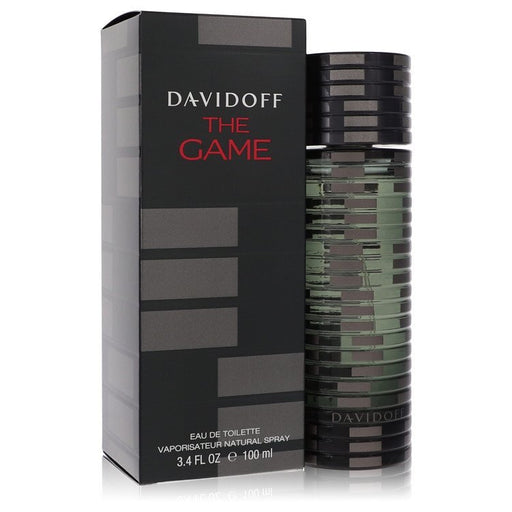 Davidoff The Game Eau De Toilette spray for men, 3.4 oz, with sleek bottle design and masculine branding.