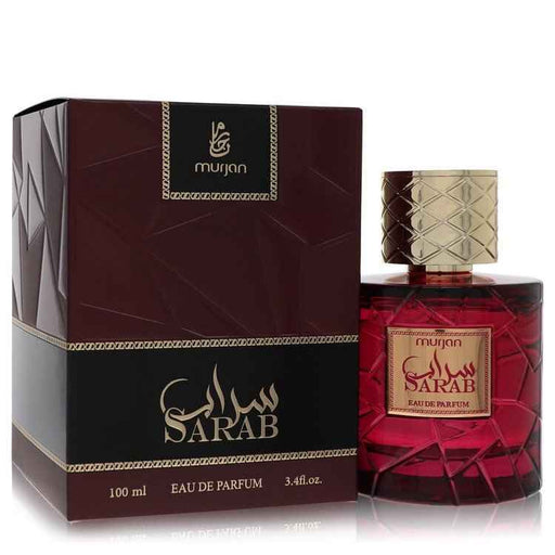 Murjan Sarab Eau De Parfum Spray by Dumont Paris, 3.4 oz, for women and unisex, featuring elegant perfume bottle.