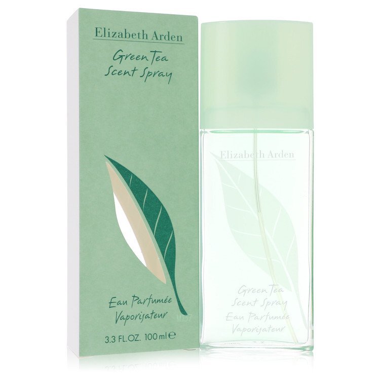 Elizabeth Arden Green Tea Eau Parfum spray for women in a 3.4 oz bottle, featuring a fresh green tea scent.