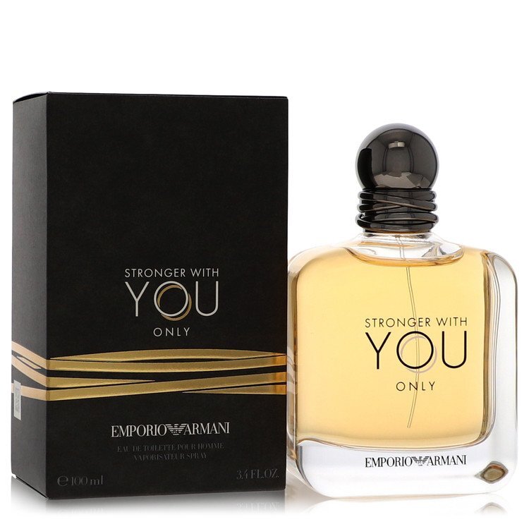 Stronger With You Only by Giorgio Armani Eau De Toilette Spray 3.4 oz (Men) - AppleMango Trading Co