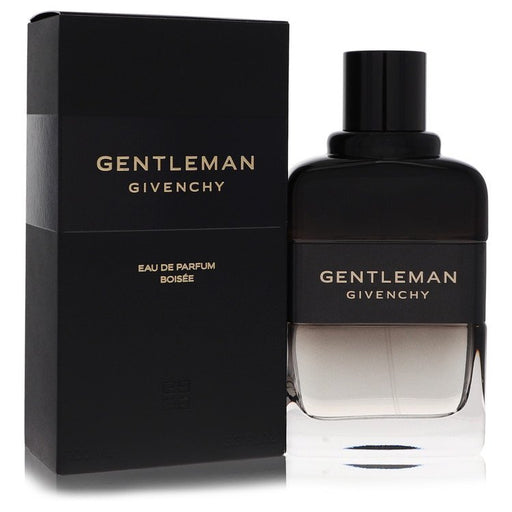 Gentleman Eau De Parfum Boisee by Givenchy, 3.3 oz men's fragrance spray, elegant bottle with sleek design.