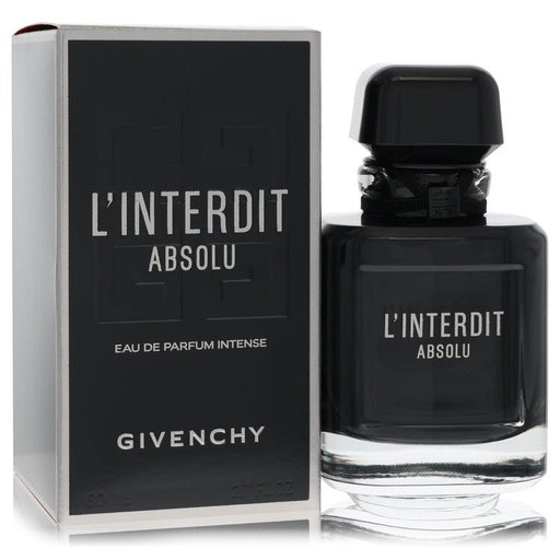 Givenchy L'interdit Absolu Eau De Parfum Intense spray for women, 2.7 oz bottle, elegant floral fragrance design