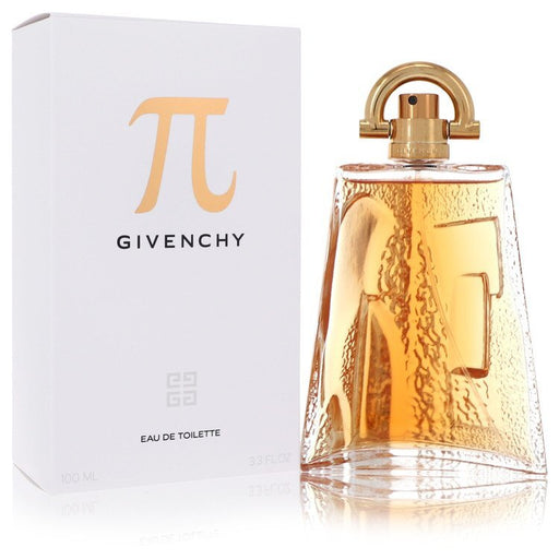 Pi by Givenchy Eau De Toilette spray for men, 3.3 oz, with the bottle and packaging visible in the image.
