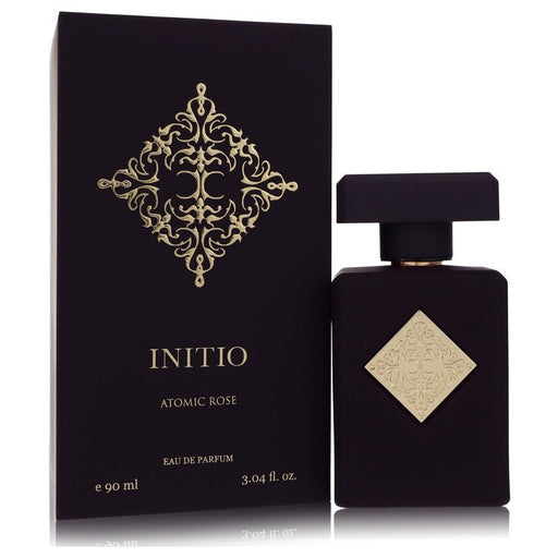 Atomic Rose by Initio Parfums Prives Eau De Parfum spray for men and unisex, 3.04 oz, with elegant rose fragrance.