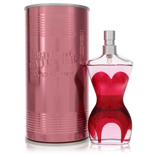 Jean Paul Gaultier Eau De Parfum spray for women, 1.7 oz, with the signature bottle and packaging visible in the image.