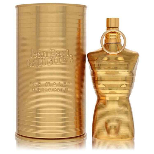 Jean Paul Gaultier Le Male Elixir Absolu Eau De Parfum Intense spray for men, 2.5 oz bottle with sleek design
