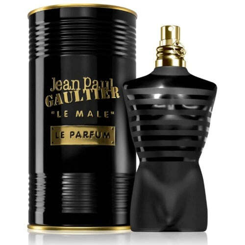 Men's cologne Le Parfum by Jean Paul Gaultier, 4.2 oz Eau De Parfum Intense bottle with sleek design.