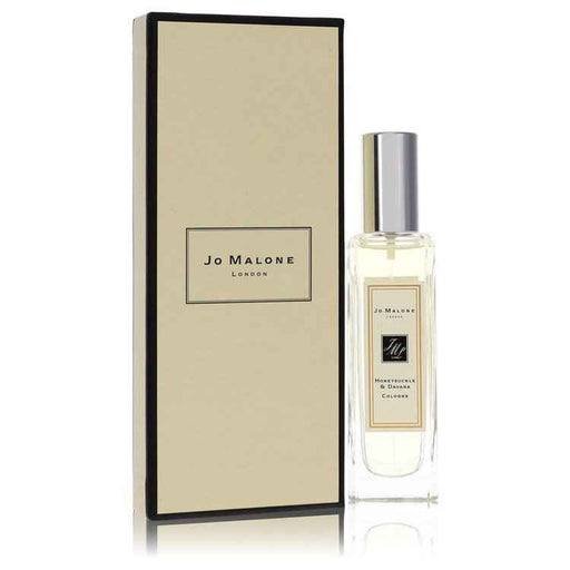 Jo Malone Honeysuckle & Davana cologne spray for women, 1 oz, showcasing the elegant bottle with floral fragrance notes.