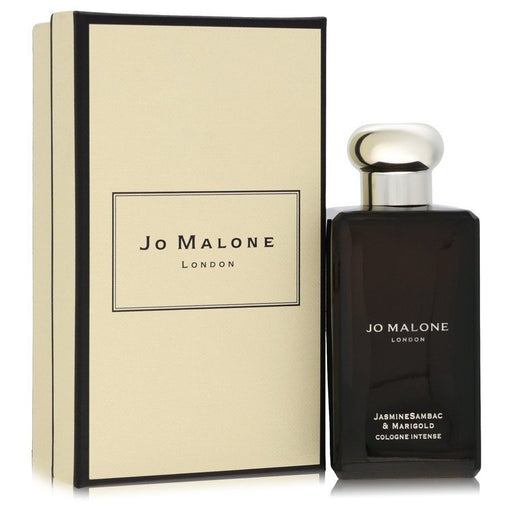 Jo Malone Jasmine Sambac & Marigold Cologne Intense spray for women, 3.4 oz, featuring floral jasmine and marigold notes.