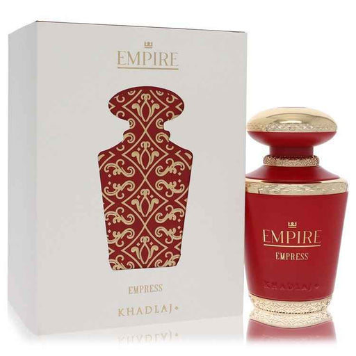 Khadlaj Empire Empress Eau De Parfum Spray for Women, 3.4 oz bottle showing elegant packaging and branding