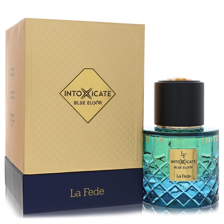 La Fede Intoxicate Blue Elixir by Khadlaj Eau De Parfum Spray 3.4 oz (Men)