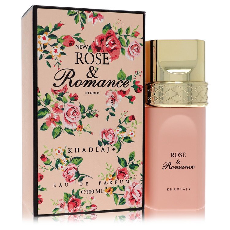 Rose & Romance in Gold by Khadlaj Eau De Parfum Spray 3.4 Oz (Women)