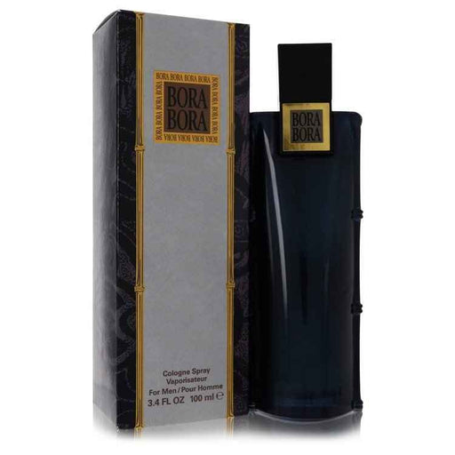 Bora Bora by Liz Claiborne men's cologne spray in 3.4 oz bottle, featuring a sleek design and fresh fragrance.