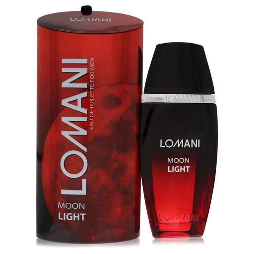 Lomani Moonlight Eau De Toilette spray for men, 3.3 oz bottle with sleek packaging and men's fragrance design