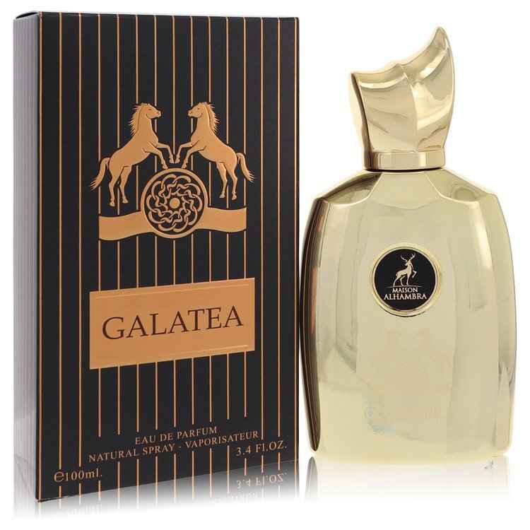 Galatea by Maison Alhambra Eau de Parfum spray for women, 3.4 oz bottle, elegant fragrance with floral and oriental notes.