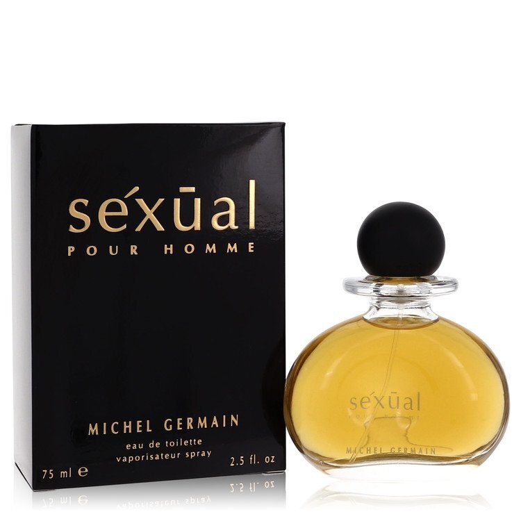 Michel Germain Sexual Eau De Toilette Spray 2.5 oz for men in a sleek bottle with a modern design.