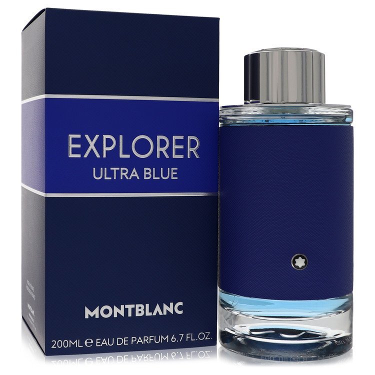 Montblanc Explorer Ultra Blue by Mont Blanc Eau De Parfum Spray 6.7 oz (Men) - AppleMango Trading Co